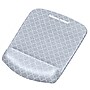 Fellowes PlushTouch Foam Mouse Pad/Wrist Rest Combo, Gray Lattice (9549701)~#|#~sp102488068_sc7