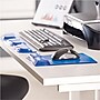 Fellowes Wrist Support Gel Mouse Pad/Wrist Rest Combo, Blue (9182201)~#|#~sp102488181_sc7