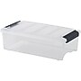 Iris Stack & Pull 5.7 Qt. Latch Lid Storage Box, Clear (100275)~#|#~sp102492254_sc7