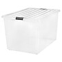 Iris 132 Qt. Latch Lid Storage Box, Clear (100251)~#|#~sp102492260_sc7