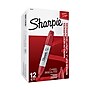 Sharpie Permanent Markers, Chisel Tip, Red, 12/Pack  (38202)~#|#~sp102582662_sc7