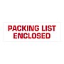 Tape Logic™ 2" x 55 yds. Pre Printed "Packing List Enclosed" Carton Sealing Tape, 6/Pack~#|#~sp102933992_sc7