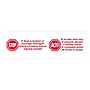 Tape Logic™ 2" x 110 yds. Pre Printed "Stop/Alto" Carton Sealing Tape, 6/Pack~#|#~sp102934050_sc7
