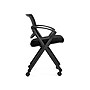 Offices To Go Mesh Back Fabric Office Nesting Chair, Black, 2/Carton (TDOTG11340B)~#|#~sp103015749_sc7
