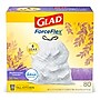 Glad Tall Kitchen Drawstring Trash Bags, OdorShield 13 Gallon White Trash Bag, Febreze Mediterranean Lavender - 80 ct (78533)~#|#~sp103681177_sc7