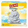 Glad Tall Kitchen Drawstring Trash Bags - OdorShield 13 Gallon Grey Trash Bag, Febreze Fresh Clean - 80 Count (78534)~#|#~sp103681189_sc7