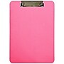 JAM Paper Plastic Clipboard, Letter Size, Pink, 12/Pack (340926883AZ)~#|#~sp104484429_sc7