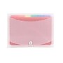 Smead ColorVue Plastic Accordion File, Letter Size, 13-Pocket, Clear/Rainbow (70723)~#|#~sp104485356_sc7