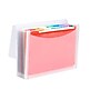 Smead ColorVue Plastic Accordion File, Letter Size, 13-Pocket, Clear/Rainbow (70723)~#|#~sp104485358_sc7