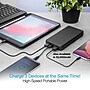 Naztech 20,000 mAh 18 Watt PD+QC Fast Charge High-Capacity Fabric Power Bank, Black (15143)~#|#~sp105961340_sc7