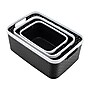 Advantus Nantucket Weave Bins, Black/White, 3/Pack (39220)~#|#~sp105964601_sc7