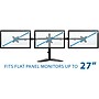 Mount-It! Adjustable Triple Monitor Stand, Up to 27", Black (MI-2789XL)~#|#~sp106058280_sc7