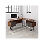 Techni Mobili 59" L-Shaped Desk with Drawers and File Cabinet, Walnut/Black (RTA-4809DL-WAL)~#|#~sp106554243_sc7