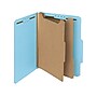 Smead 100% Recycled Pressboard Classification Folder, 2 Dividers, 2" Expansion, Letter, Blue 10/Box (14021)~#|#~sp106969812_sc7