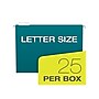 Pendaflex Recycled Hanging File Folders, 1/5-Cut Tab, Letter Size, Assorted Colors, 25/Box (PFX81667)~#|#~sp107822204_sc7