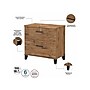 Bush Furniture Somerset 60" Computer Desk with Lateral File Cabinet and 5-Shelf Bookcase, Fresh Walnut (SET013FW)~#|#~sp108325828_sc7