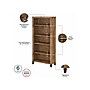 Bush Furniture Somerset 60" Computer Desk with Lateral File Cabinet and 5-Shelf Bookcase, Fresh Walnut (SET013FW)~#|#~sp108325830_sc7