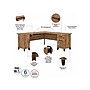 Bush Furniture Somerset 72"W L Shaped Desk with Storage, Fresh Walnut (WC81310K)~#|#~sp108409602_sc7