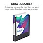 Samsill Durable 1" View Ring Binders, D-Ring, Made in USA, Black, 8/Pack (S88430)~#|#~sp109067638_sc7