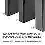 Samsill Durable 1" View Ring Binders, D-Ring, Made in USA, Black, 8/Pack (S88430)~#|#~sp109067639_sc7