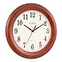 La Crosse Technology 12.5 Inch Cherry Wood Atomic Analog Clock (WT-3122A-INT)~#|#~sp109342775_sc7