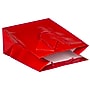 JAM Paper Glossy Gift Bags with Rope Handles, 8" x 4" x 10", Red, 100 Bags/Pack (672GLRE100)~#|#~sp109345463_sc7