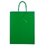JAM Paper Glossy Gift Bags with Rope Handles, 10" x 13", Green, 3 Bags/Pack (673GLGRB)~#|#~sp109345529_sc7