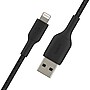 Belkin Lightning to USB-A Boost Charge Braided Cable, 6.6', MFi-Certified,  Black~#|#~sp109346699_sc7