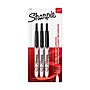 Sharpie Retractable Permanent Markers, Ultra Fine Tip, Black, 3/Pack (1735793)~#|#~sp109436202_sc7
