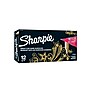 Sharpie Permanent Markers, Fine Tip, Gold Metallic, 12/Pack (1823887)~#|#~sp109436206_sc7