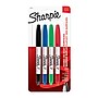 Sharpie Permanent Markers, Twin Tip, Assorted, 4/Pack (32174)~#|#~sp109436445_sc7