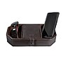 Club Rochelier 3-Compartment Leather Desk Caddy, Brown (ZN4139)~#|#~sp109592876_sc7