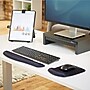 Fellowes PlushTouch Mouse Pad & Wrist Rest Combination with Microban, Black (9252001)​~#|#~sp109762337_sc7