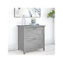 Bush Furniture Key West 2-Drawer Lateral File Cabinet, Letter/Legal, Cape Cod Gray, 30" (KWF130CG-03)~#|#~sp109851145_sc7