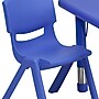 Flash Furniture Emmy Square Activity Table Set, 24" x 24", Height Adjustable, Blue (YCX23SQTBLBLR)~#|#~sp109852453_sc7