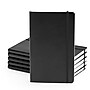 Poppin Professional Notebooks, 5" x 8.25", Wide Ruled, 96 Sheets, Black, 25/Set (104124)~#|#~sp109937375_sc7