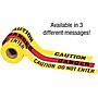 "Caution" Hazard or Caution Tape, 3" x 333.33 yds., Yellow, 4/Carton (T968CCC)~#|#~sp110467013_sc7