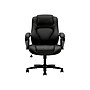 HON High-Back Chair, Fixed Arms, Black Vinyl (BSXVL402EN11)~#|#~sp111086341_sc7