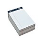 Staples Signa Notepads, 5" x 8", Wide Ruled, White, 50 Sheets/Pad, 12 Pads/Pack (18128/18128STP)~#|#~sp111089480_sc7