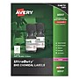 Avery UltraDuty GHS Chemical Waterproof and UV Resistant Labels, 1 x 2.5, White, 24/Sheet, 25 Sheets/Pack (AVE60517)~#|#~sp111251218_sc7