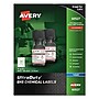 Avery UltraDuty GHS Chemical Waterproof and UV Resistant Labels, 1 x 2.5, White, 24/Sheet, 25 Sheets/Pack (AVE60527)~#|#~sp111251221_sc7