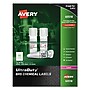 Avery UltraDuty GHS Chemical Waterproof and UV Resistant Labels, 0.5 x 1.75, White, 60/Sheet, 25 Sheets/Pack (AVE60518)~#|#~sp111251426_sc7