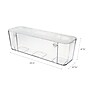 Deflect-O Stackable Containers, Large, Clear (DEF29301CR)~#|#~sp111252431_sc7