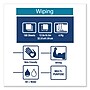 Tork Industrial Paper Wiper, 4-Ply, 12.8" x 16.5", Blue, 180/Carton (TRK13247501)~#|#~sp111256780_sc7