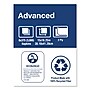 Tork Advanced Dinner Napkins, 2 Ply, 15" x 16.25", 1/8 Fold, White, 375/Packs, 8 Packs/Carton (TRKNP310A)~#|#~sp111256897_sc7