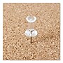 U Brands Standard Push Pins, Plastic, Clear, 7/16", 200/Pack (UBR658U0824)~#|#~sp111257102_sc7