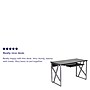 Flash Furniture Flash Furniture 48"W Computer Desk, Black (NANWK004)~#|#~sp111678536_sc7