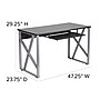 Flash Furniture Flash Furniture 48"W Computer Desk, Black (NANWK004)~#|#~sp111678537_sc7