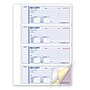 Money Receipt Forms, Carbonless, 3 Part, Hard Cover, 2-3/4" x 7", 200 Sets/Book (RED8L818)~#|#~sp111769722_sc7