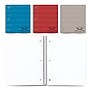 National Brand Kolor Kraft 1-Subject Notebooks, 8.86" x 11", College Ruled, 80 Sheets, Each (RED33709)~#|#~sp111769846_sc7